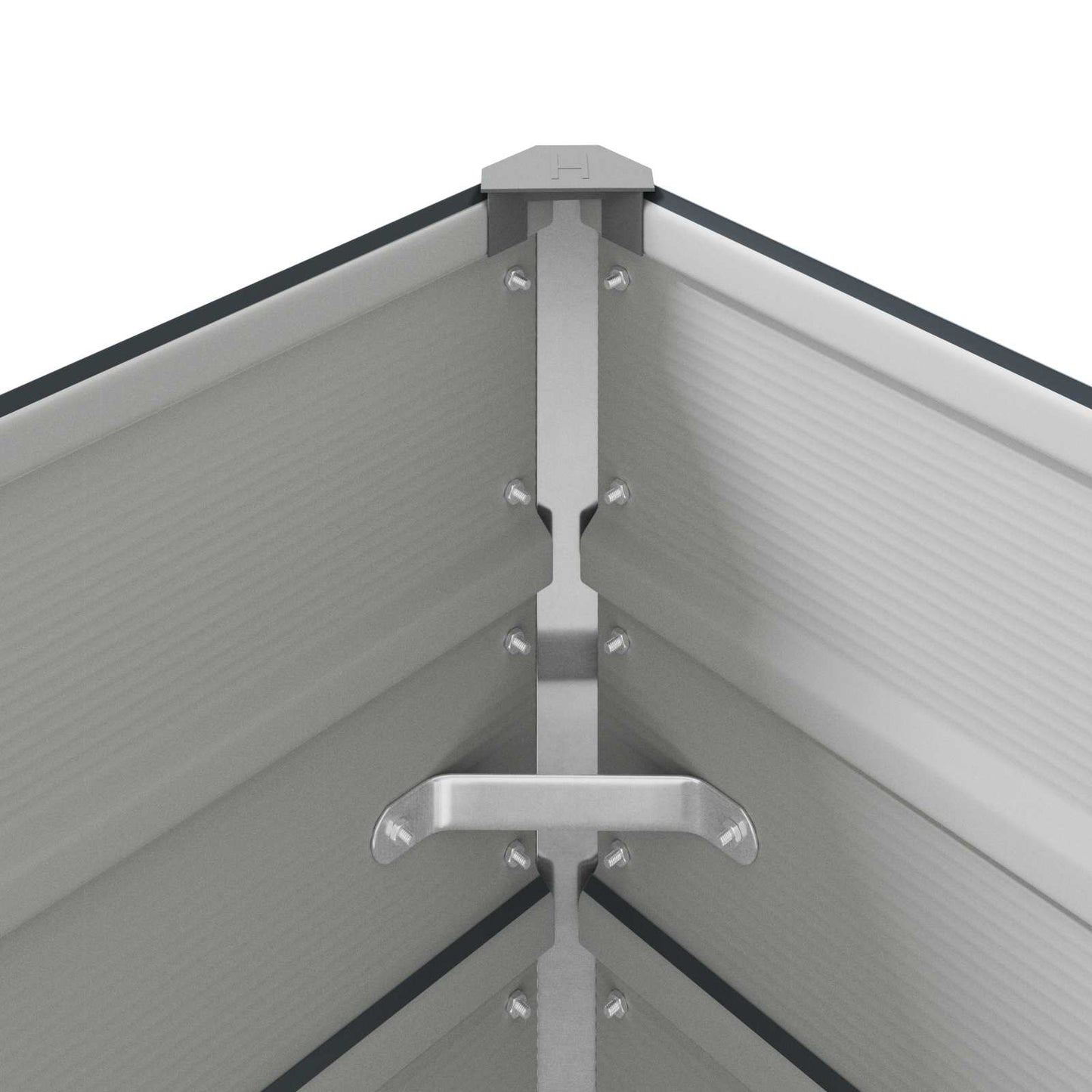 Lovelis Antracitas 195 x 100 x 75 cm Cinkuota plienas