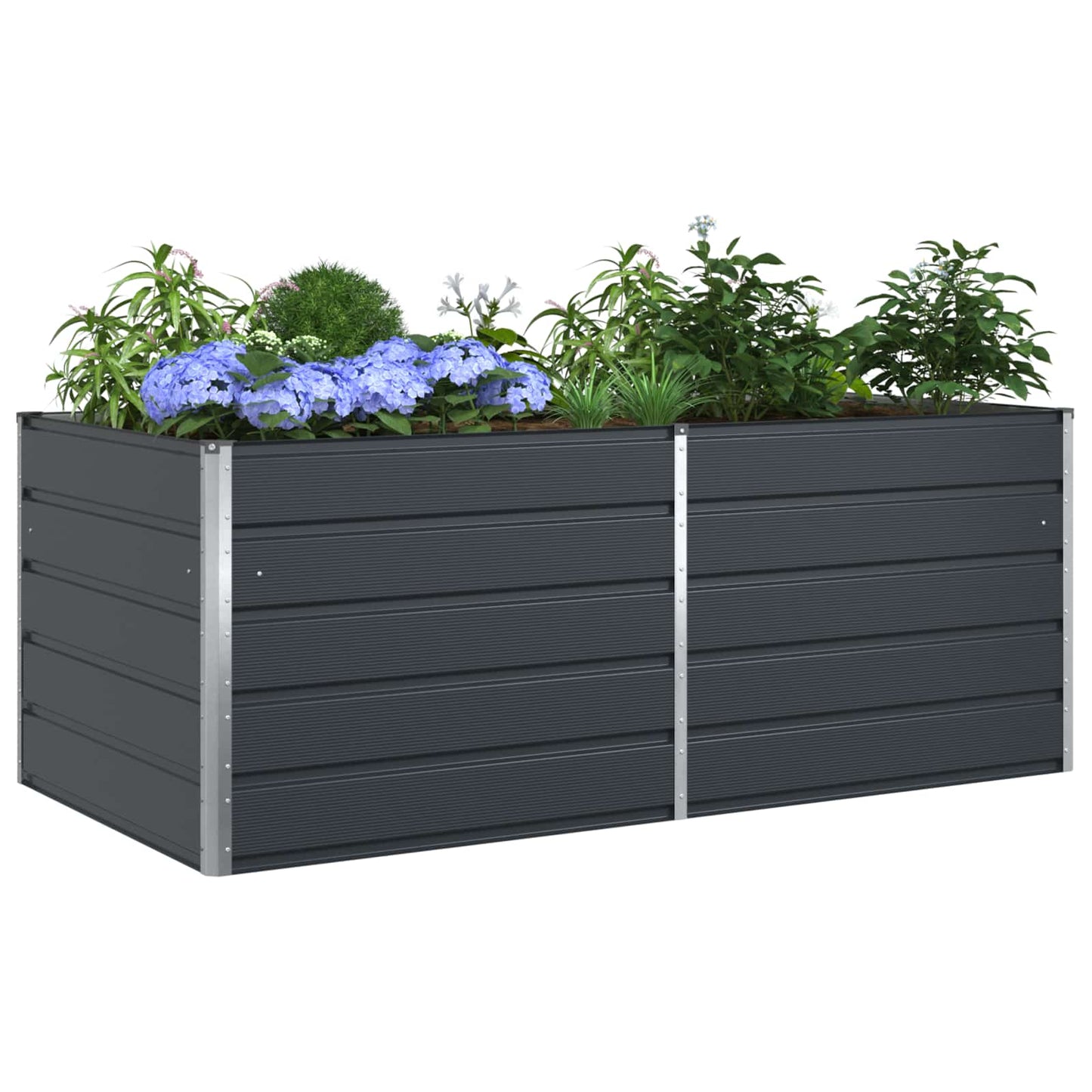 Lovelis Antracitas 195 x 100 x 75 cm Cinkuota plienas
