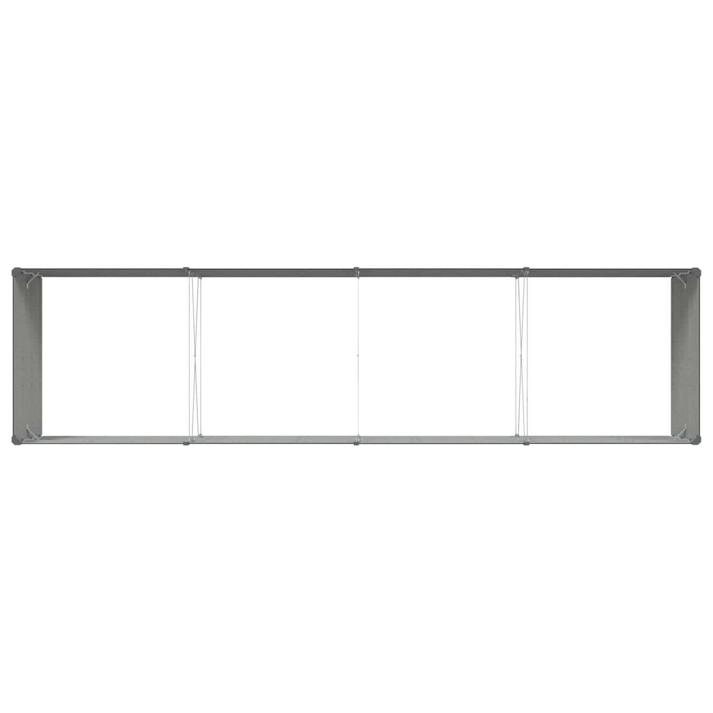 Lovelis Antracitas 385 x 100 x 45 cm Cinkuota plienas