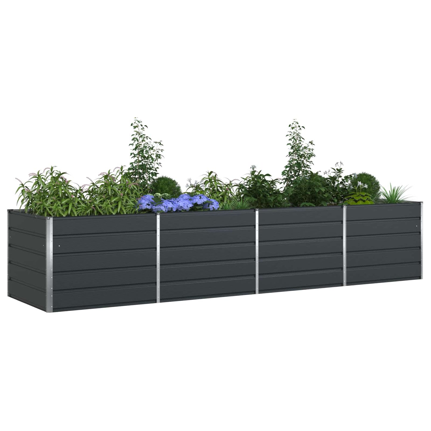 Lovelis Antracitas 385 x 100 x 75 cm Cinkuota plienas