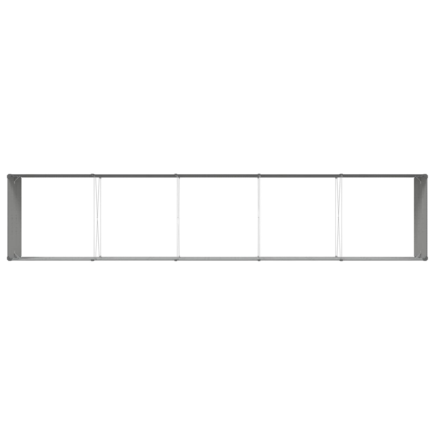 Lovelis Antracitas 480 x 100 x 45 cm Cinkuota plienas
