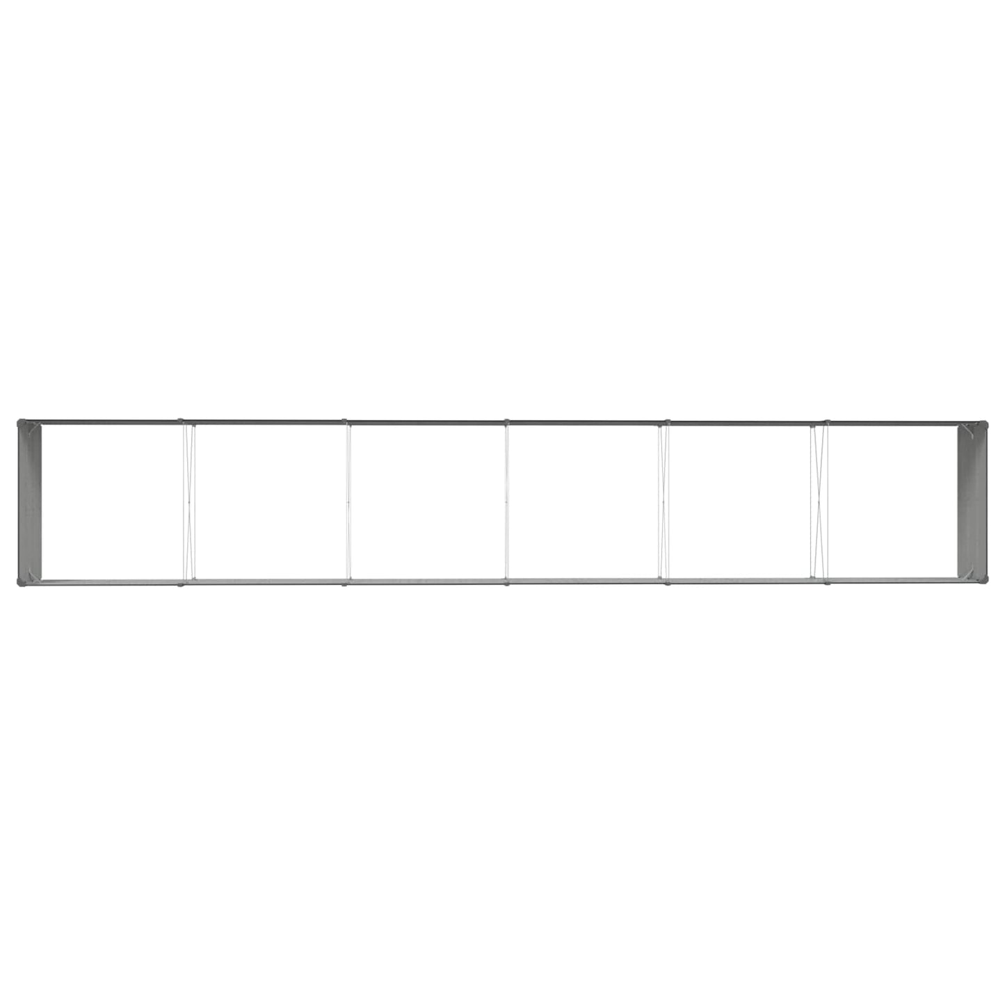 Lovelis Antracitas 580 x 100 x 45 cm Cinkuota plienas