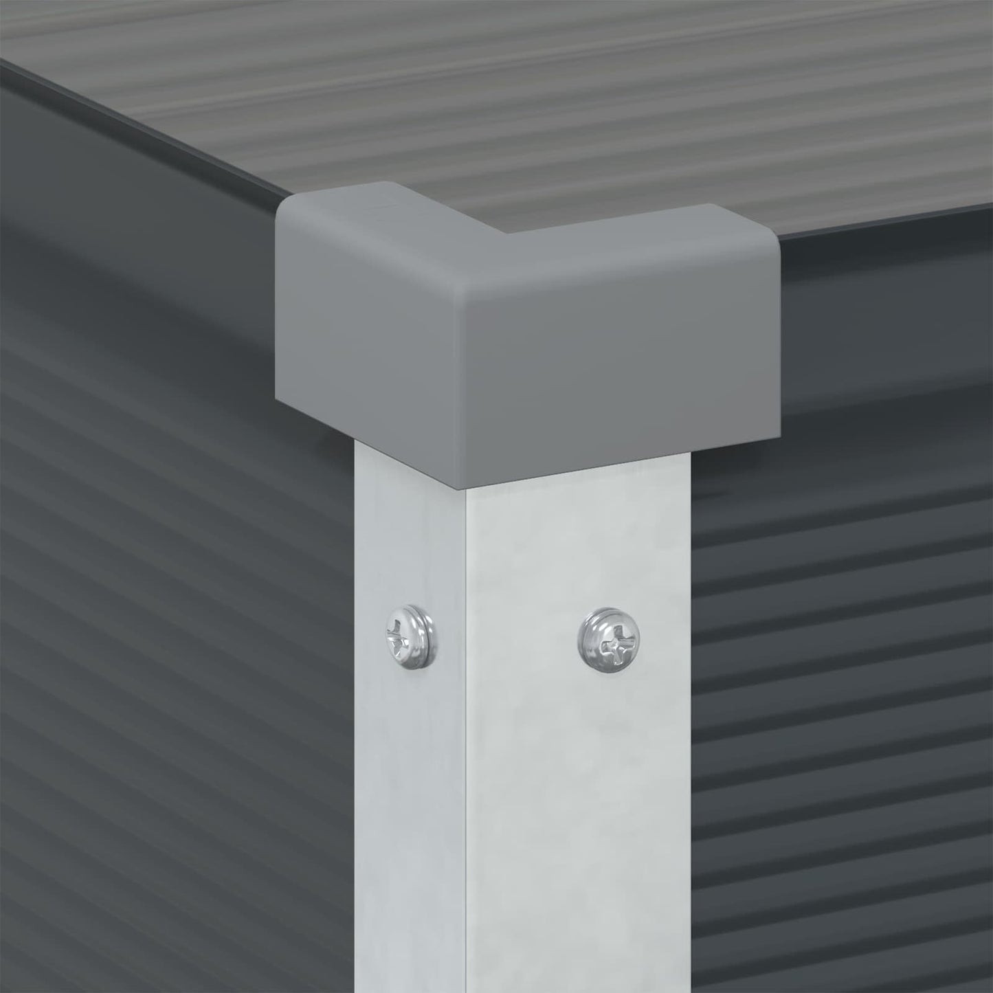 Lovelis Antracitas 100 x 45 x 90 cm Cinkuota plienas