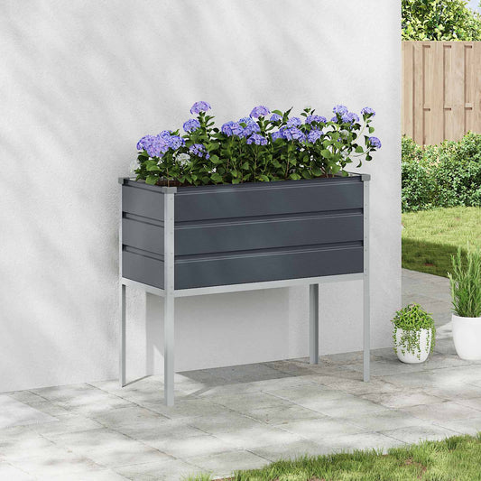 Lovelis Antracitas 100 x 45 x 90 cm Cinkuota plienas
