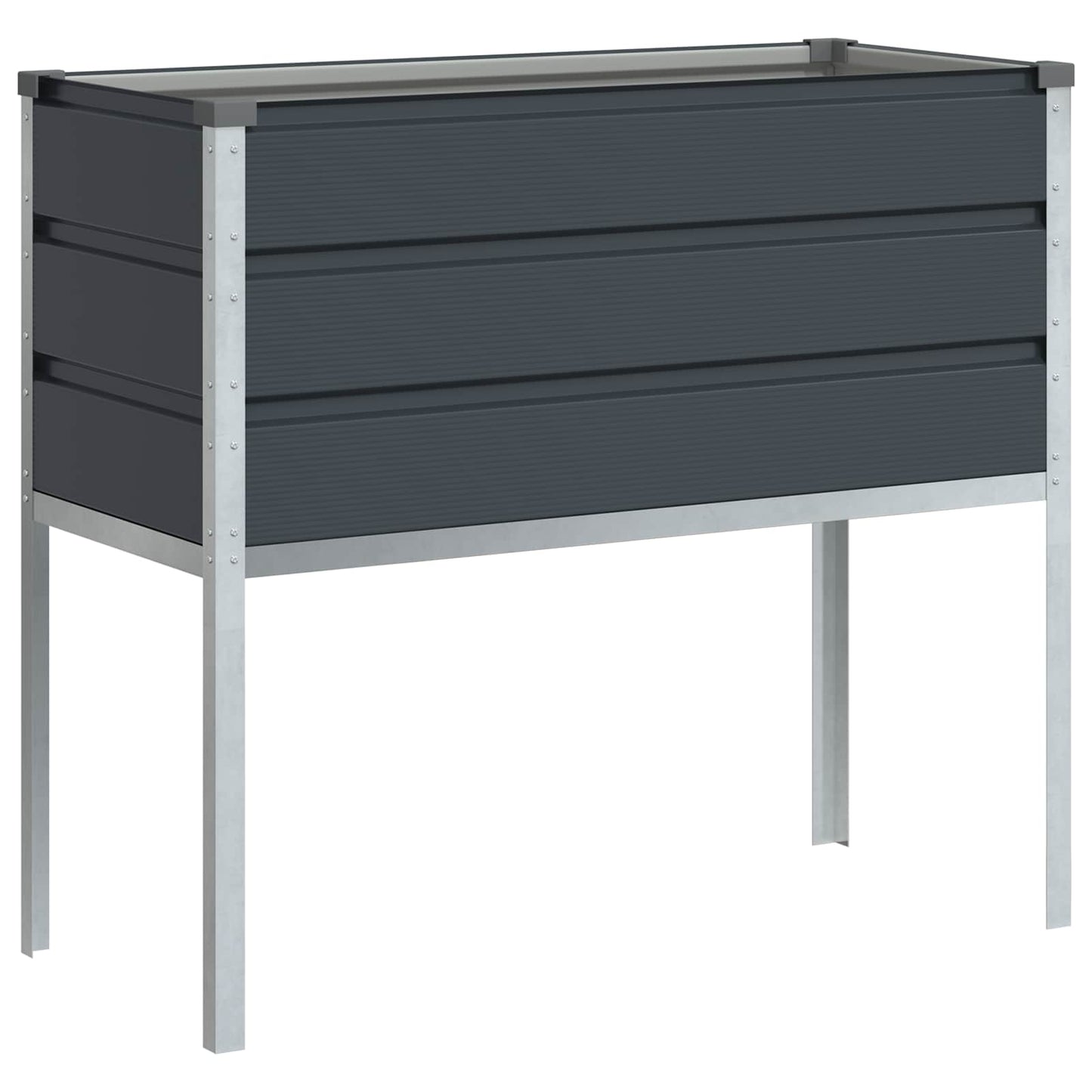 Lovelis Antracitas 100 x 45 x 90 cm Cinkuota plienas