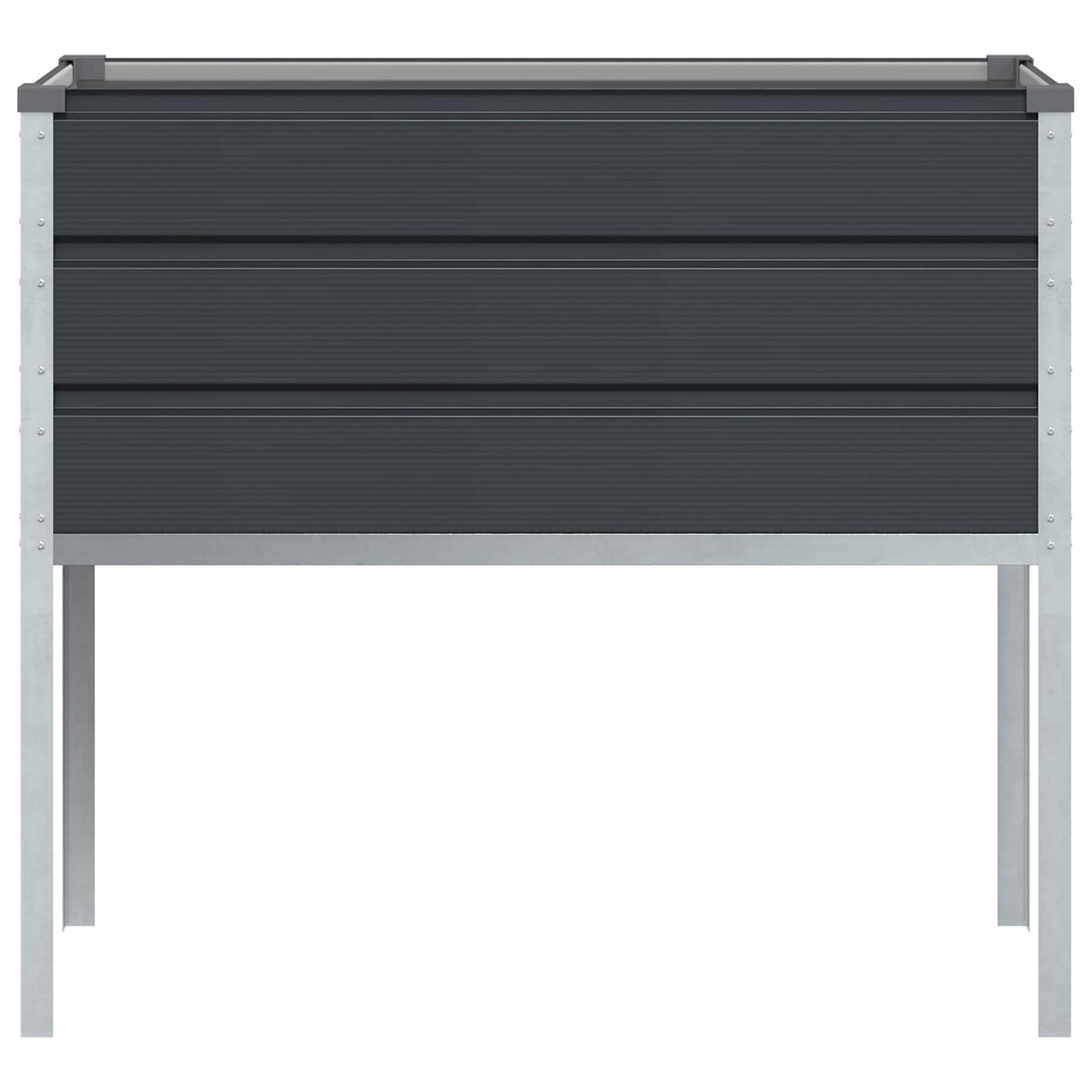 Lovelis Antracitas 100 x 45 x 90 cm Cinkuota plienas