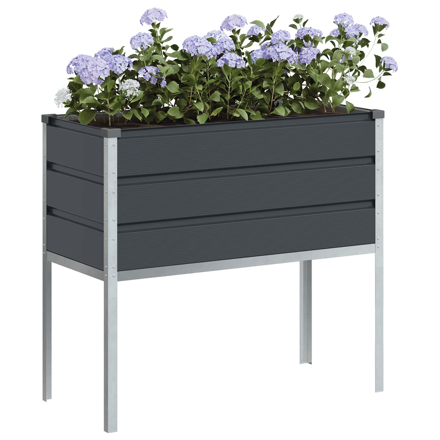 Lovelis Antracitas 100 x 45 x 90 cm Cinkuota plienas