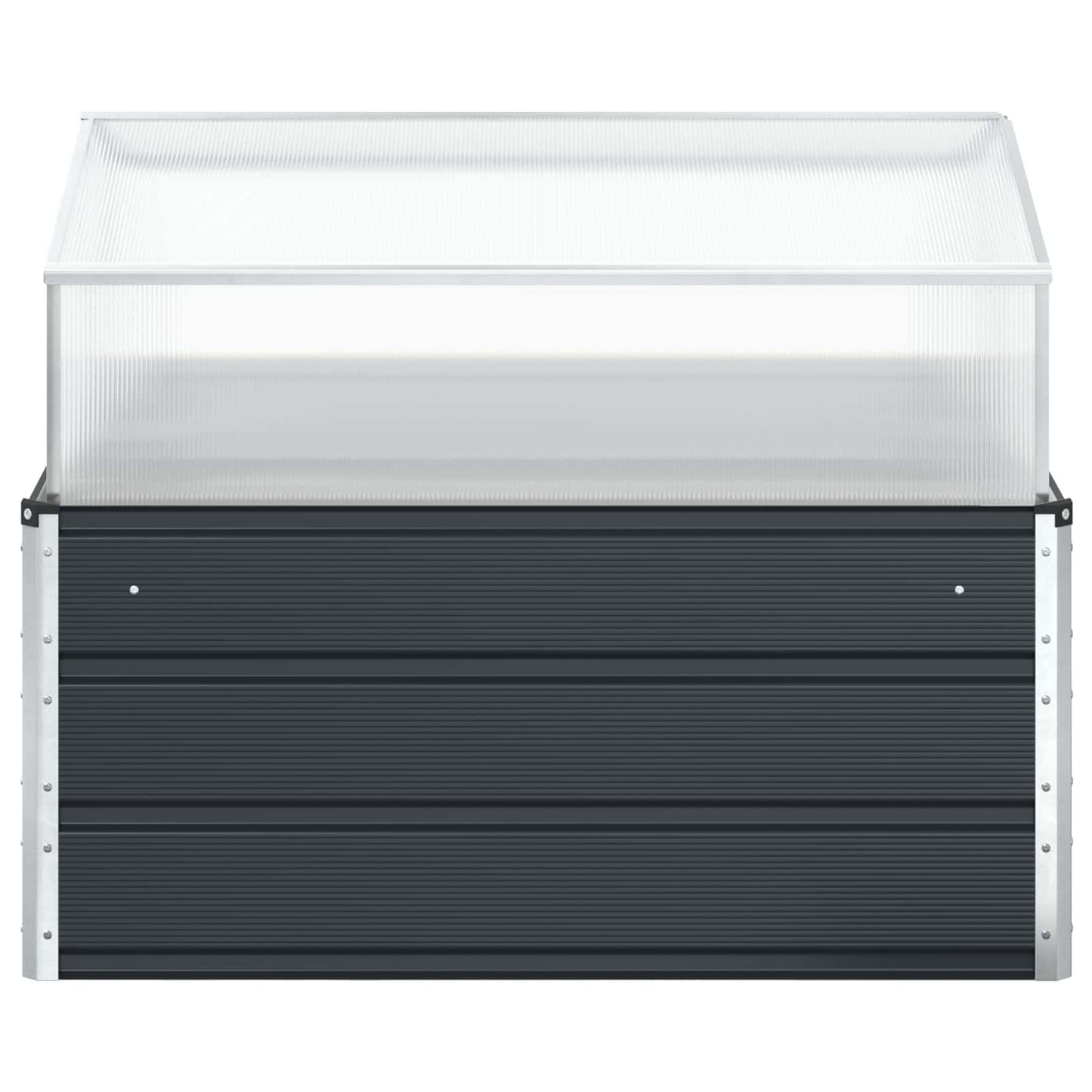 Lovelis Antracitas 100 x 100 x 77 cm Cinkuota plienas