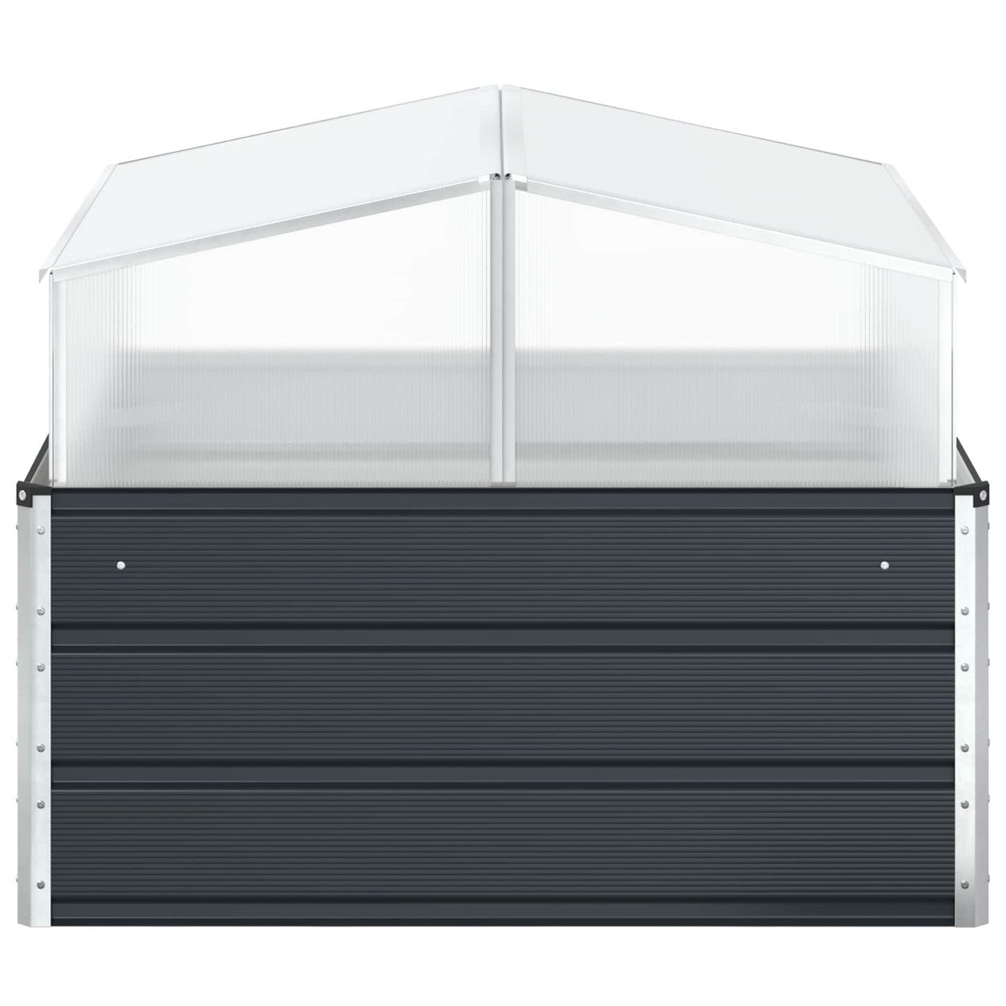 Lovelis Antracitas 100 x 100 x 77 cm Cinkuota plienas