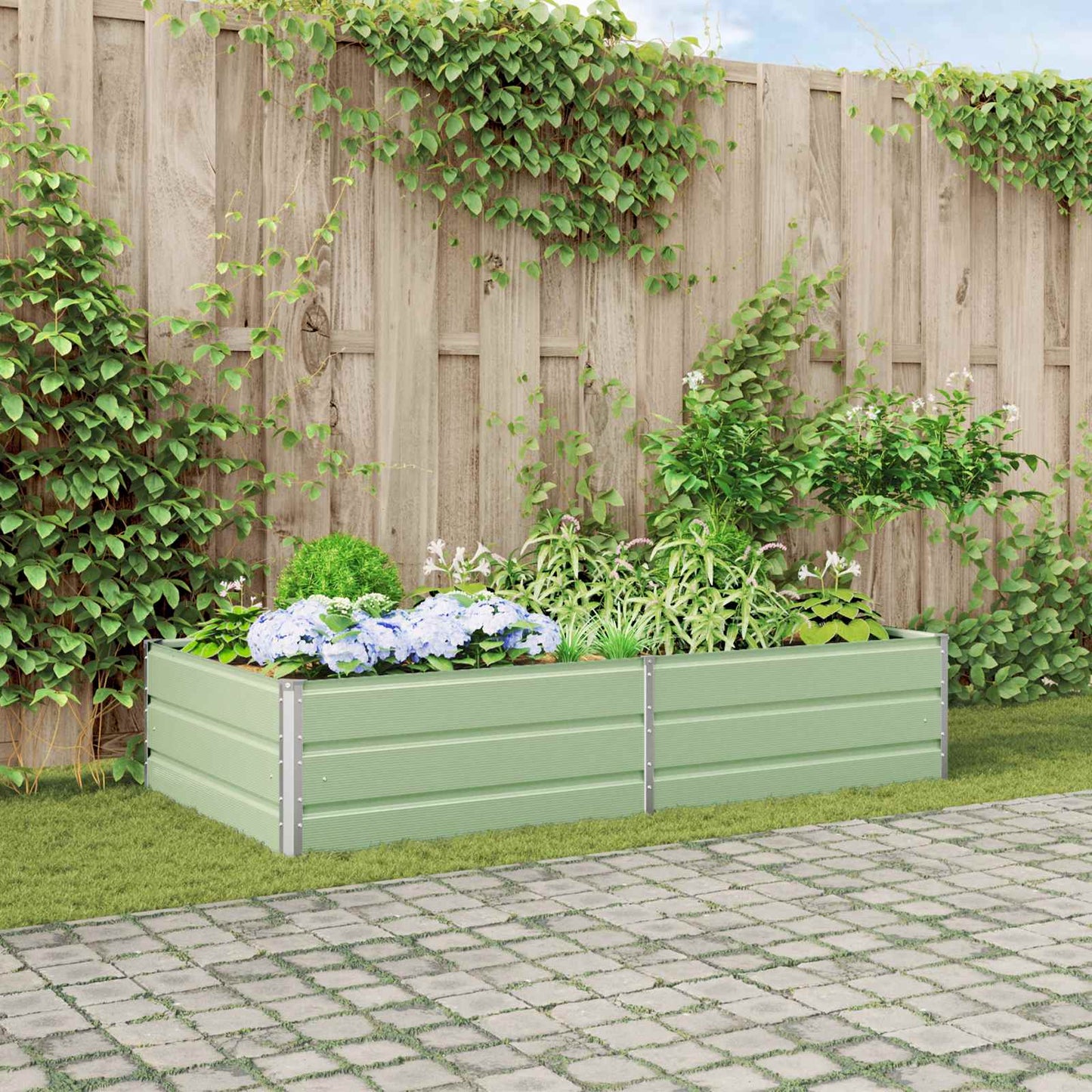 Lovelis Pastelinė žalia 195 x 100 x 45 cm Cinkuota plienas