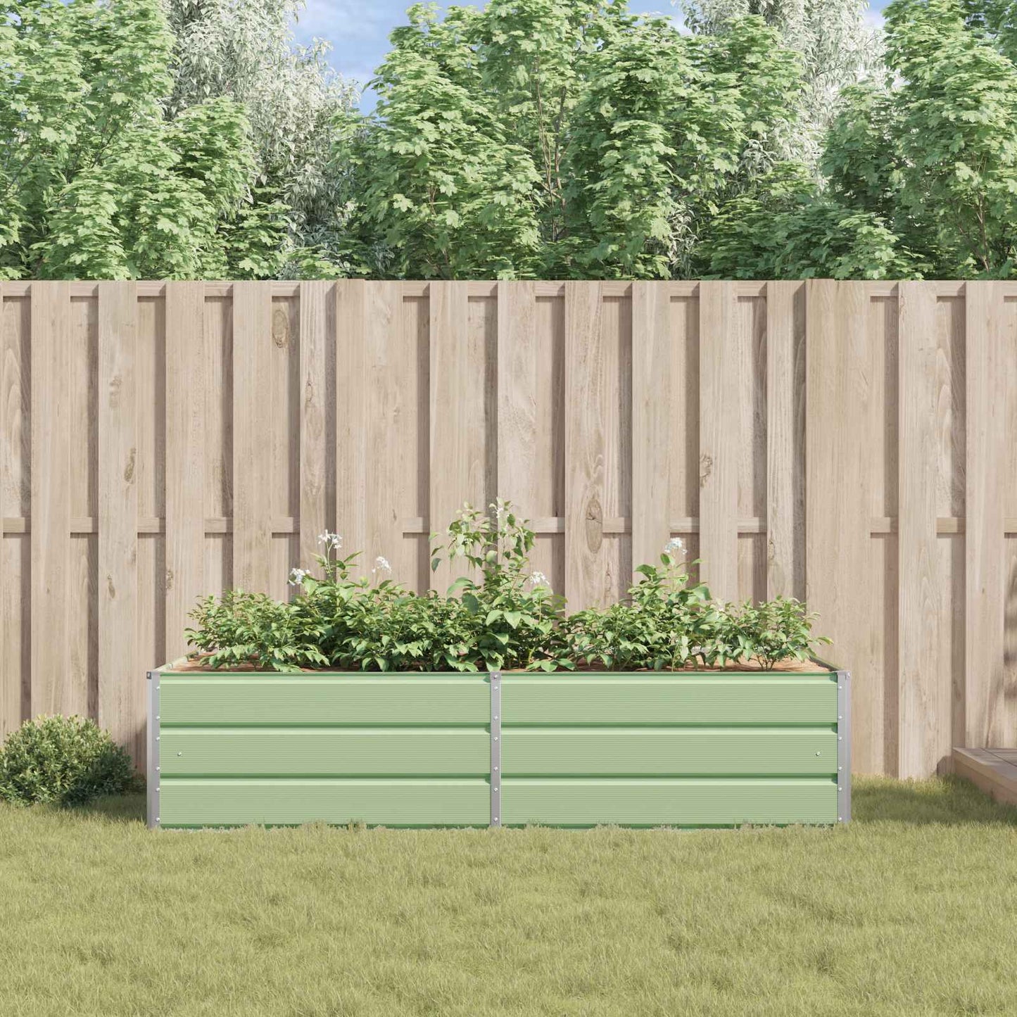 Lovelis Pastelinė žalia 195 x 100 x 45 cm Cinkuota plienas