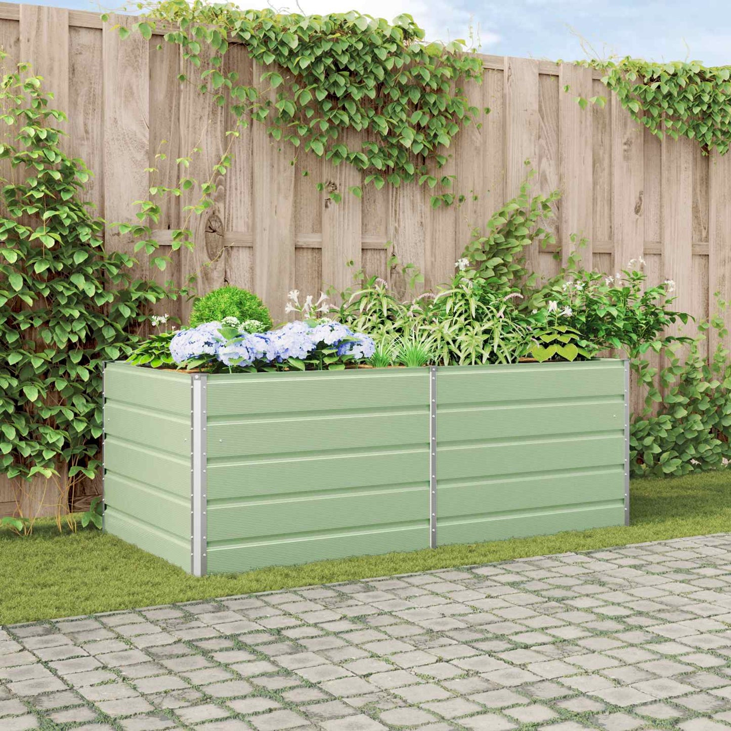 Lovelis Pastelinė žalia 195 x 100 x 75 cm Cinkuota plienas