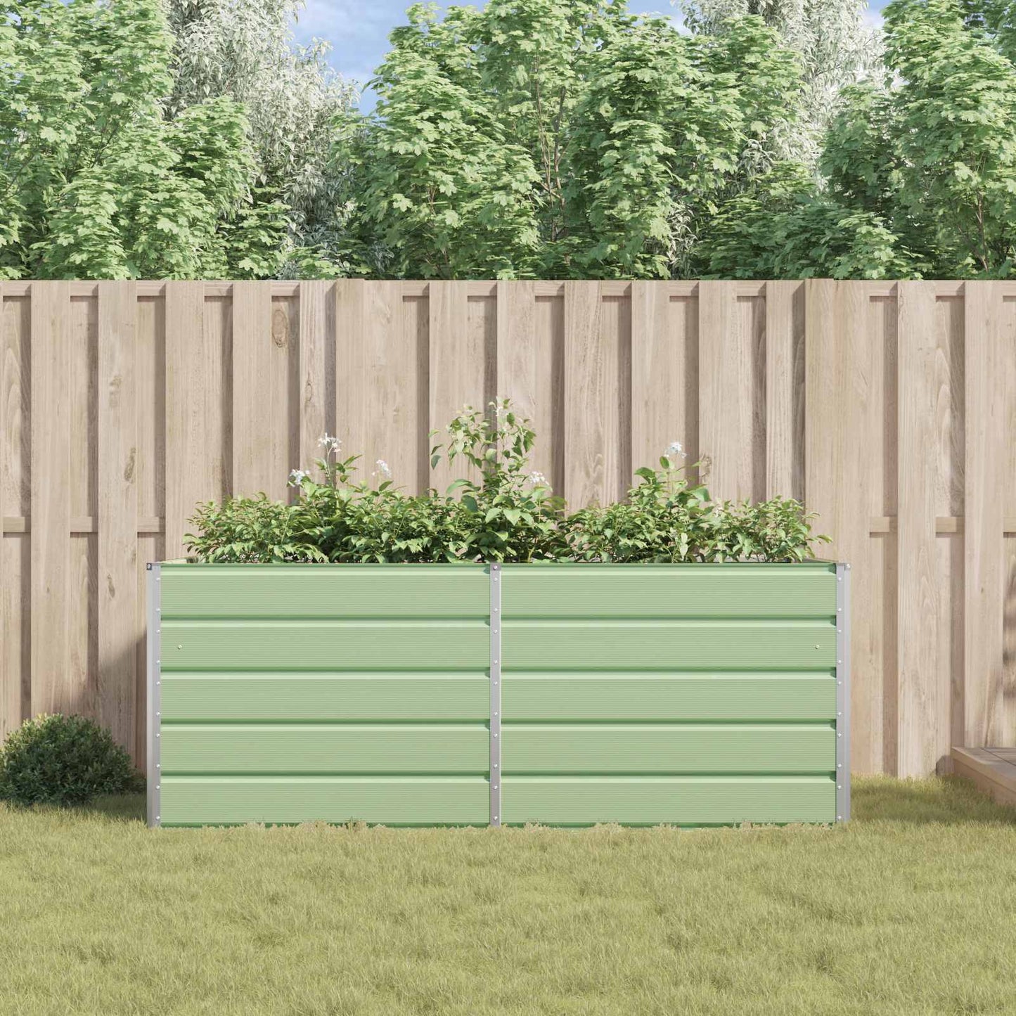 Lovelis Pastelinė žalia 195 x 100 x 75 cm Cinkuota plienas