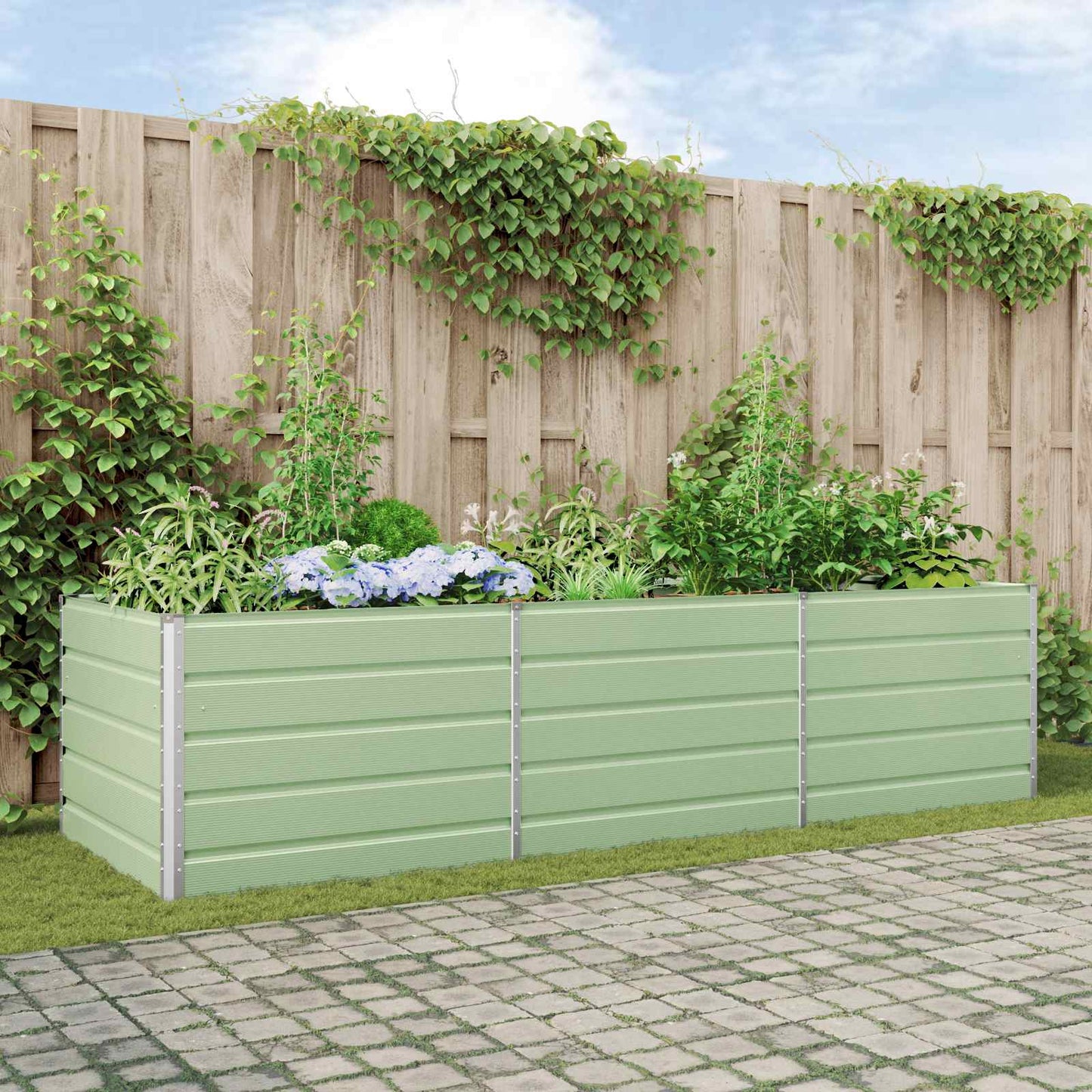 Lovelis Pastelinė žalia 290 x 100 x 75 cm Cinkuota plienas