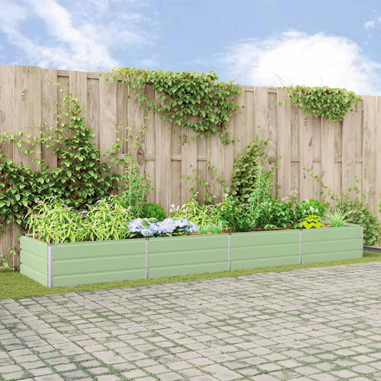 Lovelis Pastelinė žalia 385 x 100 x 45 cm Cinkuota plienas