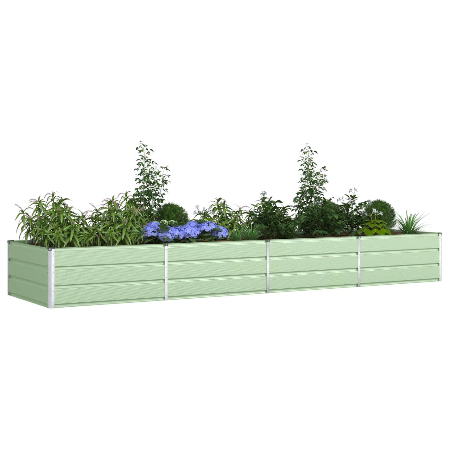 Lovelis Pastelinė žalia 385 x 100 x 45 cm Cinkuota plienas