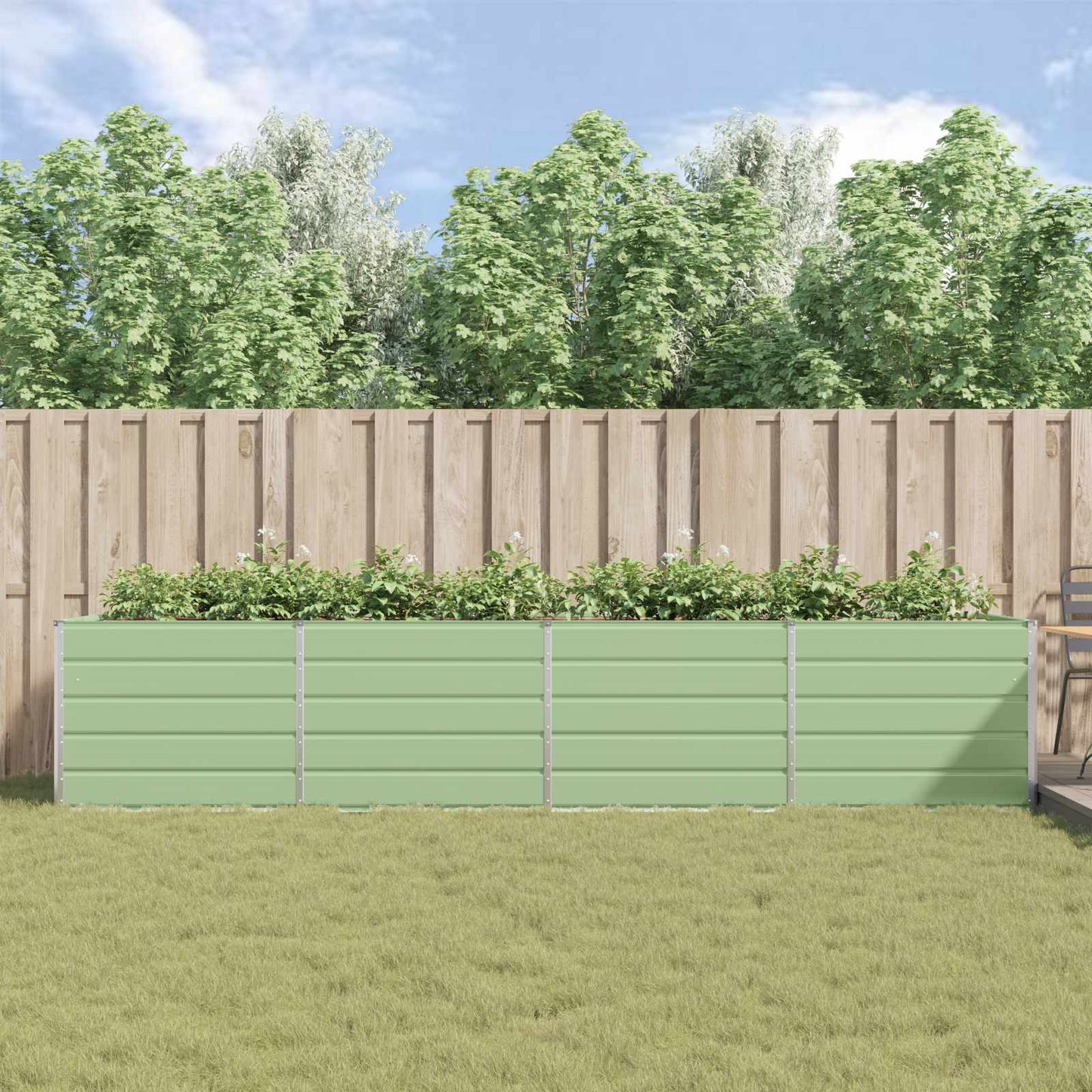 Lovelis Pastelinė žalia 195 x 100 x 45 cm Cinkuota plienas