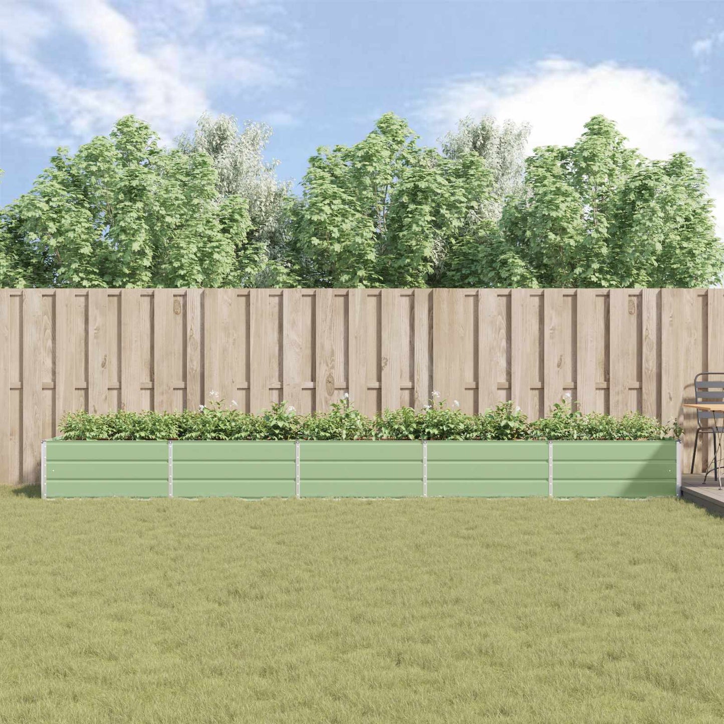 Lovelis Pastelinė žalia 195 x 100 x 45 cm Cinkuota plienas