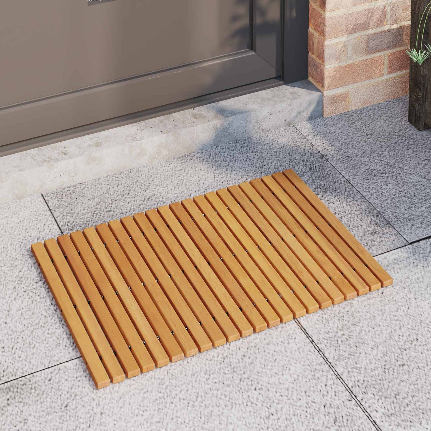 Badematte Ruda 60 x 40 cm Kietos akacijos mediena