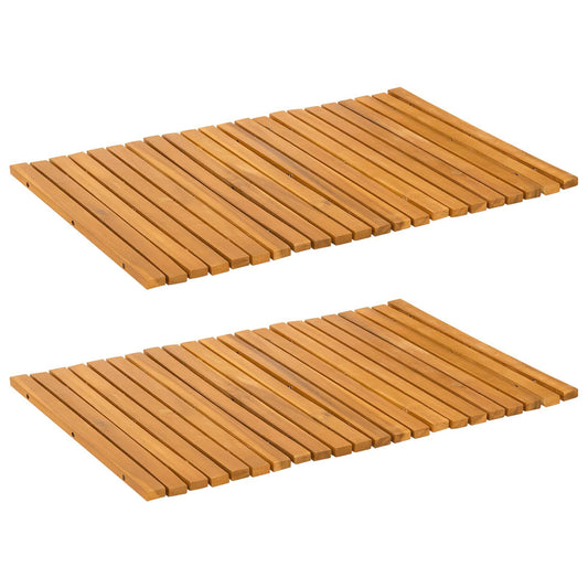 Badematte Ruda 60 x 40 cm Kietos akacijos mediena