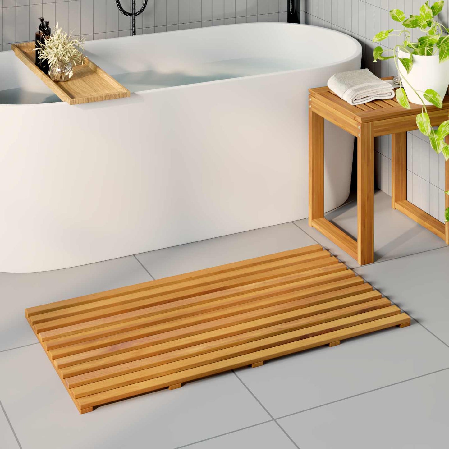 Badematte Paprastas Ruda 100 x 53 cm Medis