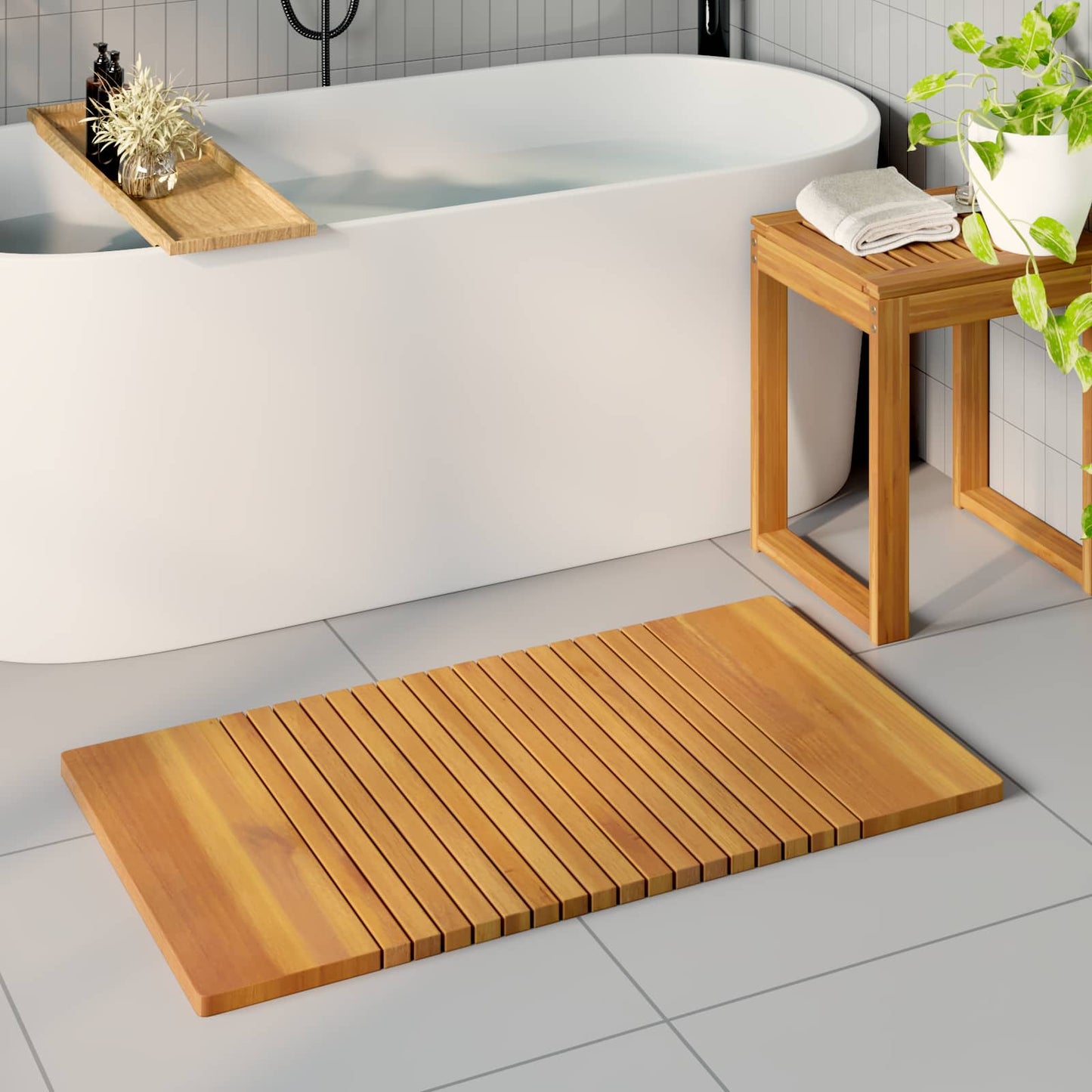 Badematte Paprastas Ruda 100 x 55 cm Medis