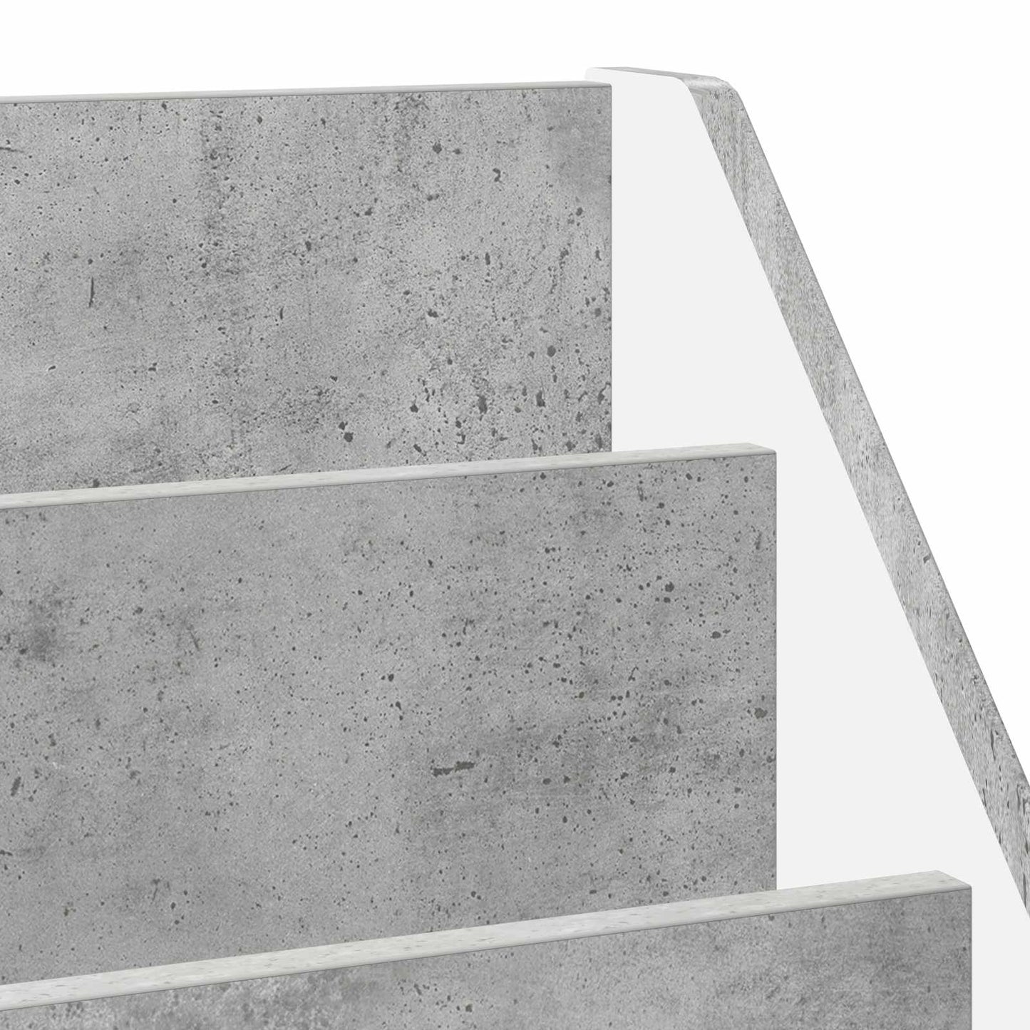 Vaikų knygų lentyna Betono pilka 72,5 x 29,5 x 69 cm