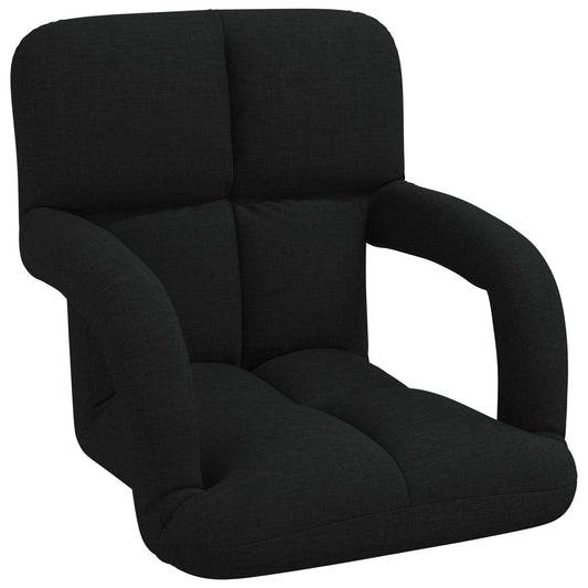 Reguliuojamas grindų fotelis Juoda 58 x 62 x 58 cm Audinys