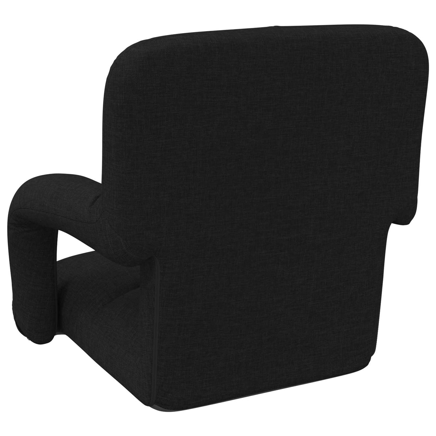 Reguliuojamas grindų fotelis Juoda 58 x 62 x 58 cm Audinys