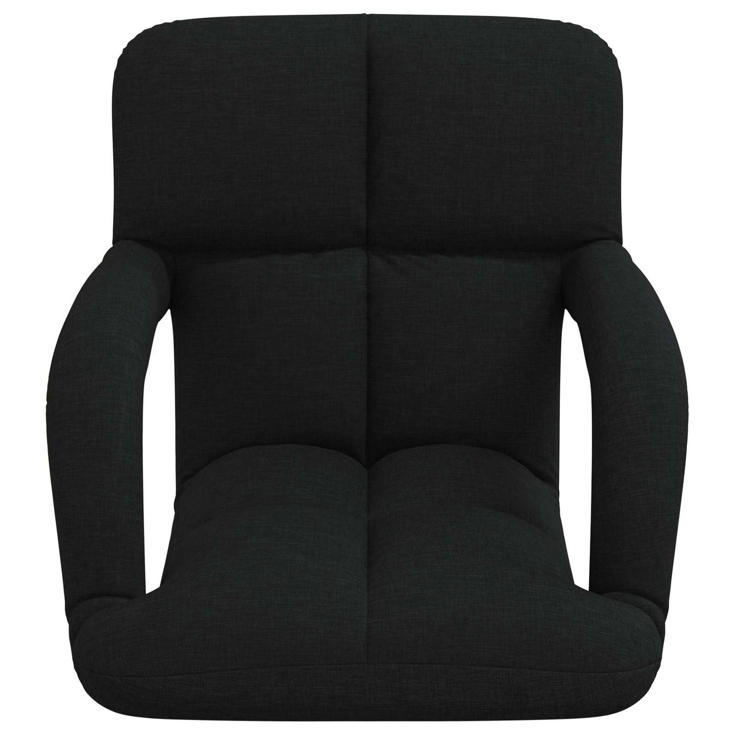 Reguliuojamas grindų fotelis Juoda 58 x 62 x 58 cm Audinys