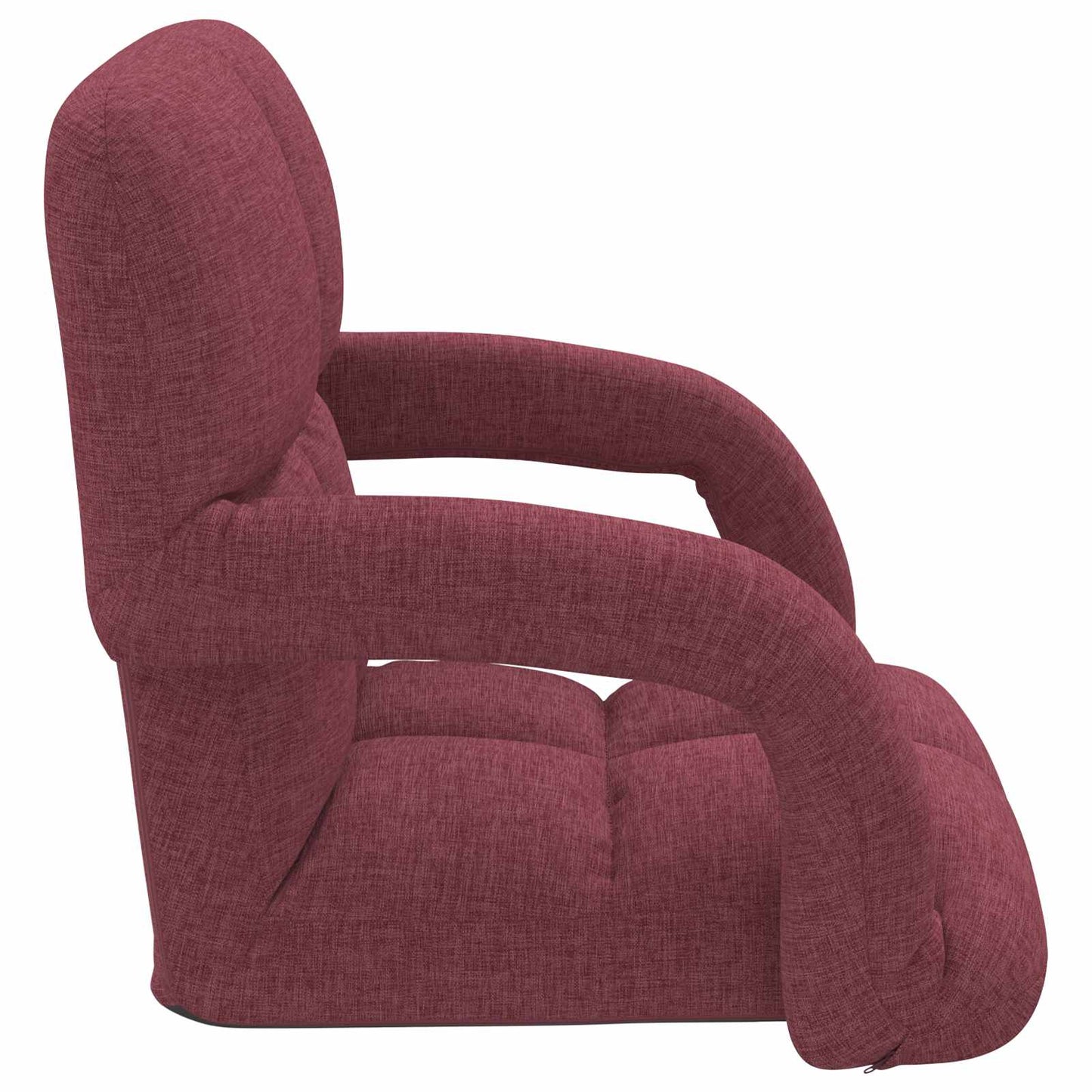 Reguliuojamas grindų fotelis Vyno raudona 58 x 62 x 58 cm