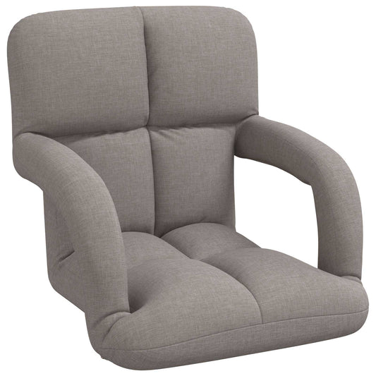 Reguliuojamas grindų fotelis Taupe 58 x 62 x 58 cm Audinys