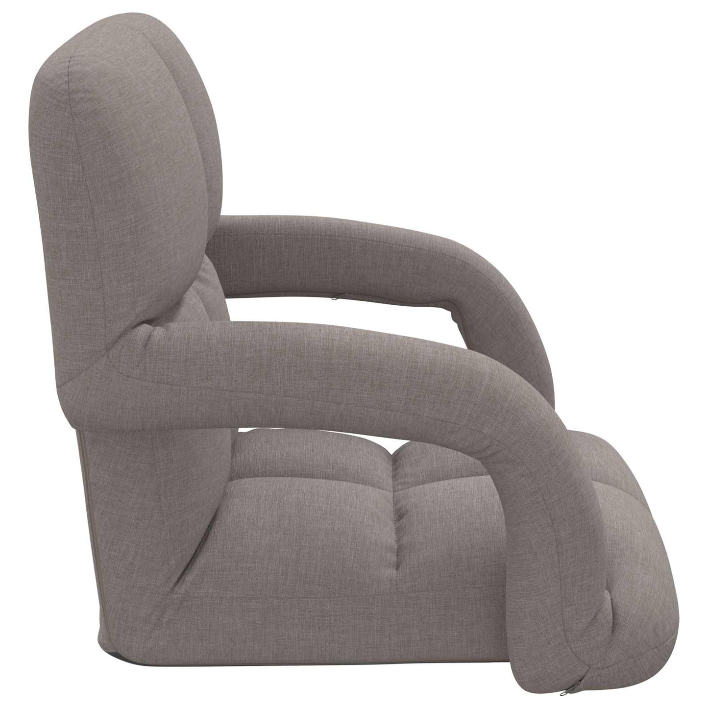 Reguliuojamas grindų fotelis Taupe 58 x 62 x 58 cm Audinys