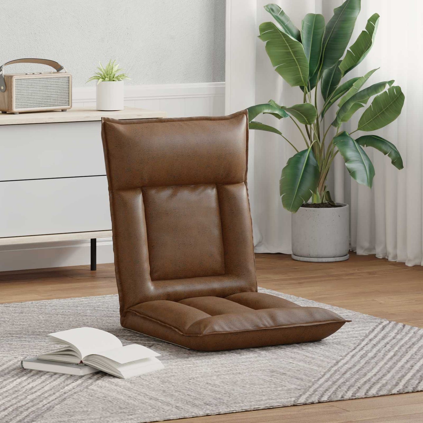 Grindų kėdė Ruda 55 x 61 x 70 cm audinys