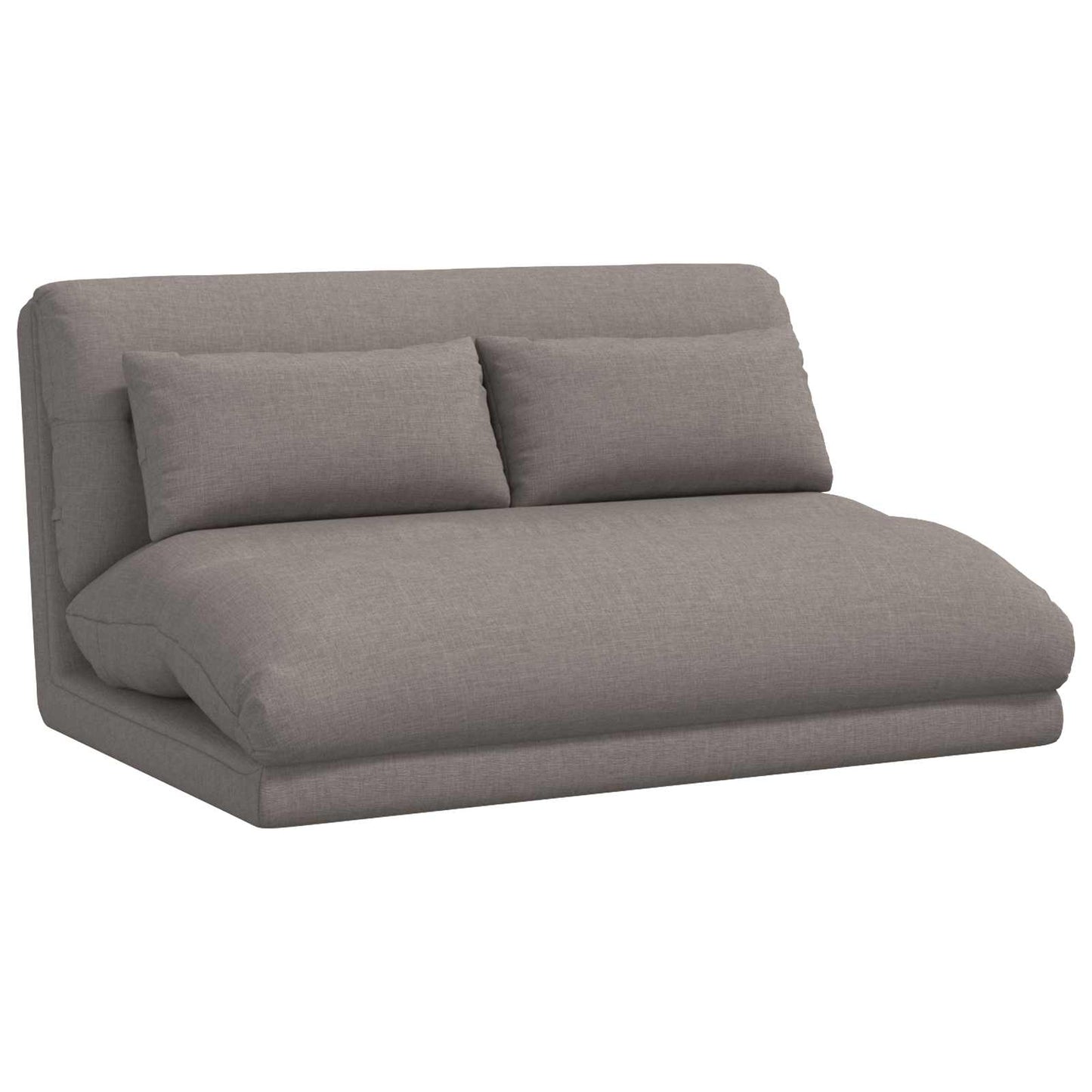 Grindų kėdė Taupe 110 x 82 x 55 cm audinys
