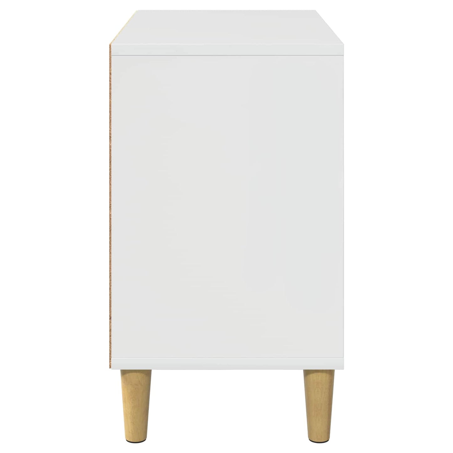 Katės namelis Blizgus baltas 51 x 30 x 52 cm Apdirbta mediena