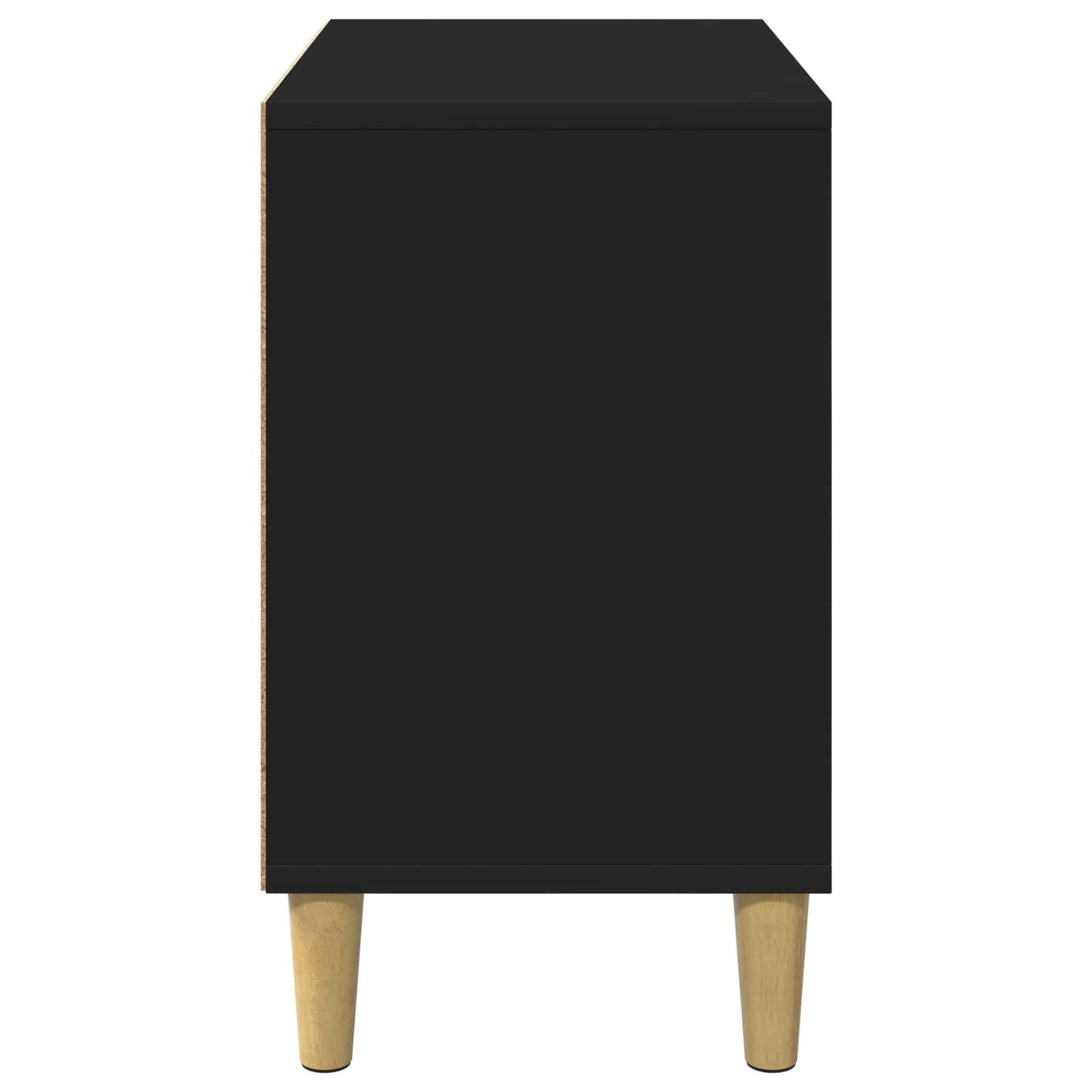 Katės namelis Juoda 51 x 30 x 52 cm Apdirbta mediena