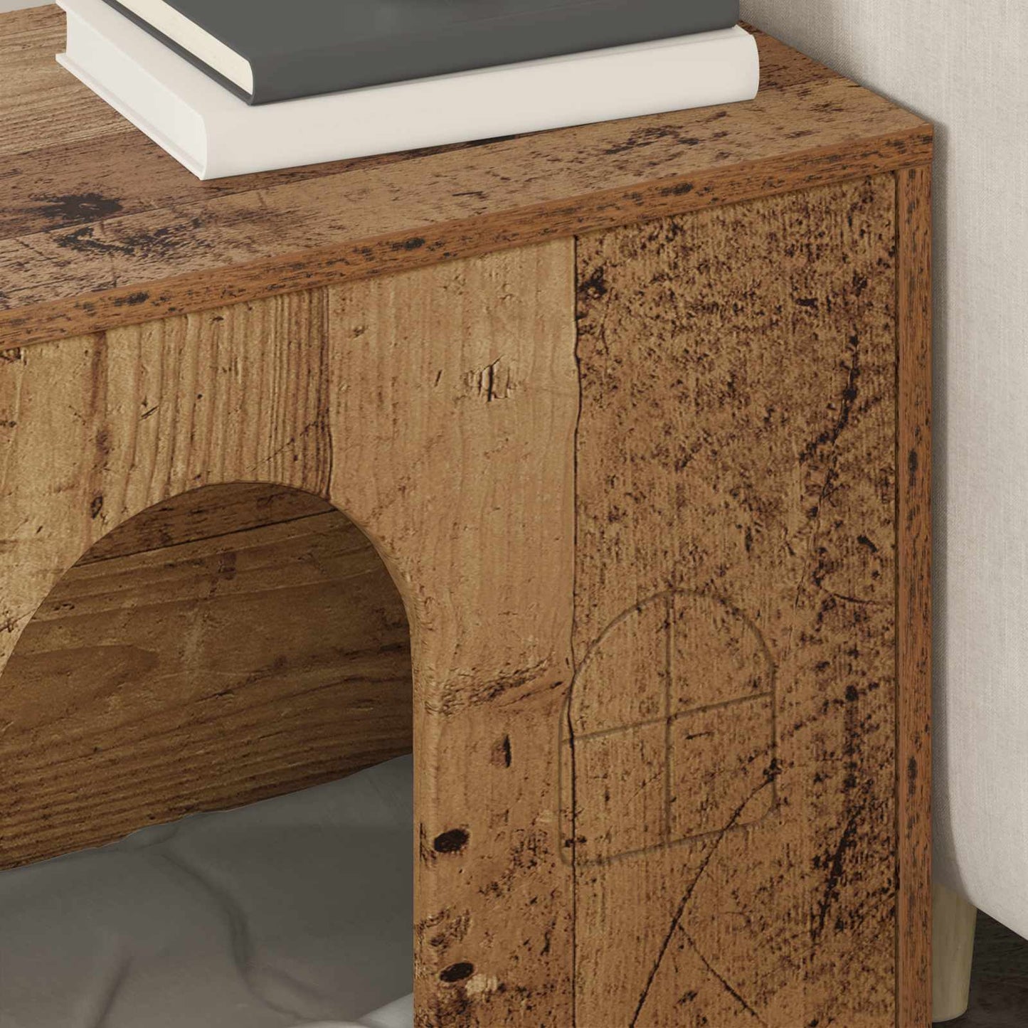 Katės namelis Senas medis 51 x 30 x 52 cm Apdirbta mediena