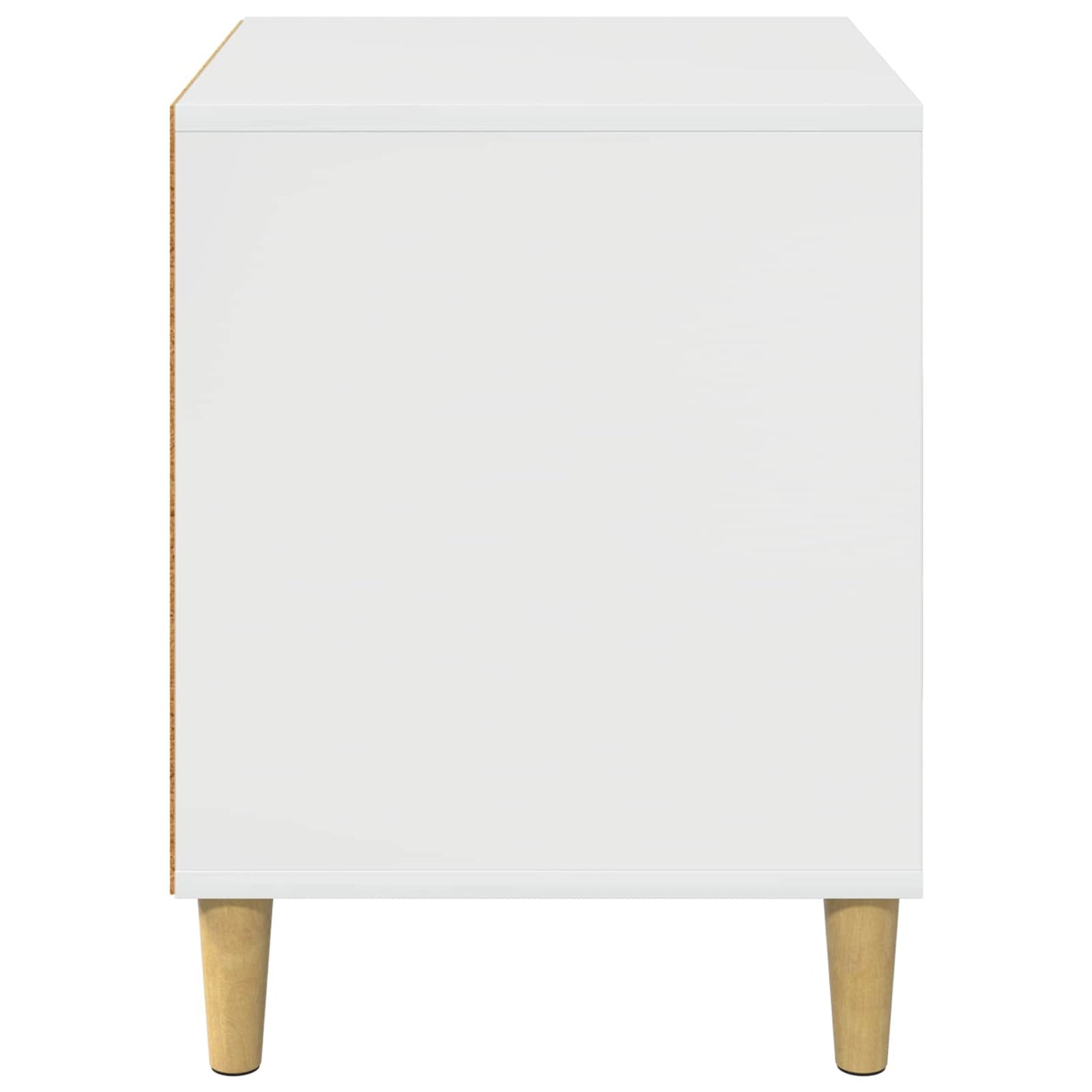 Katės namelis Blizgus baltas 42,5 x 40 x 52,5 cm