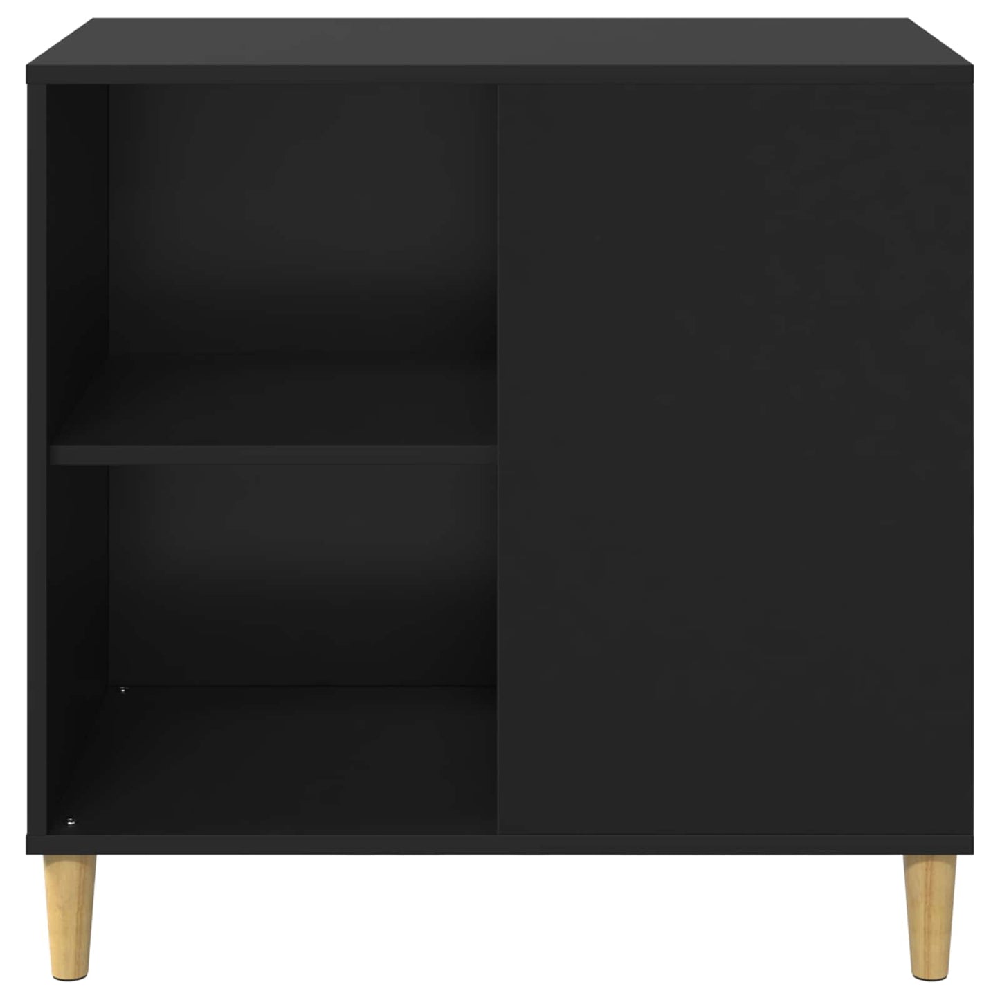 Katės namelis Juoda 72 x 42.5 x 70 cm Apdirbta mediena