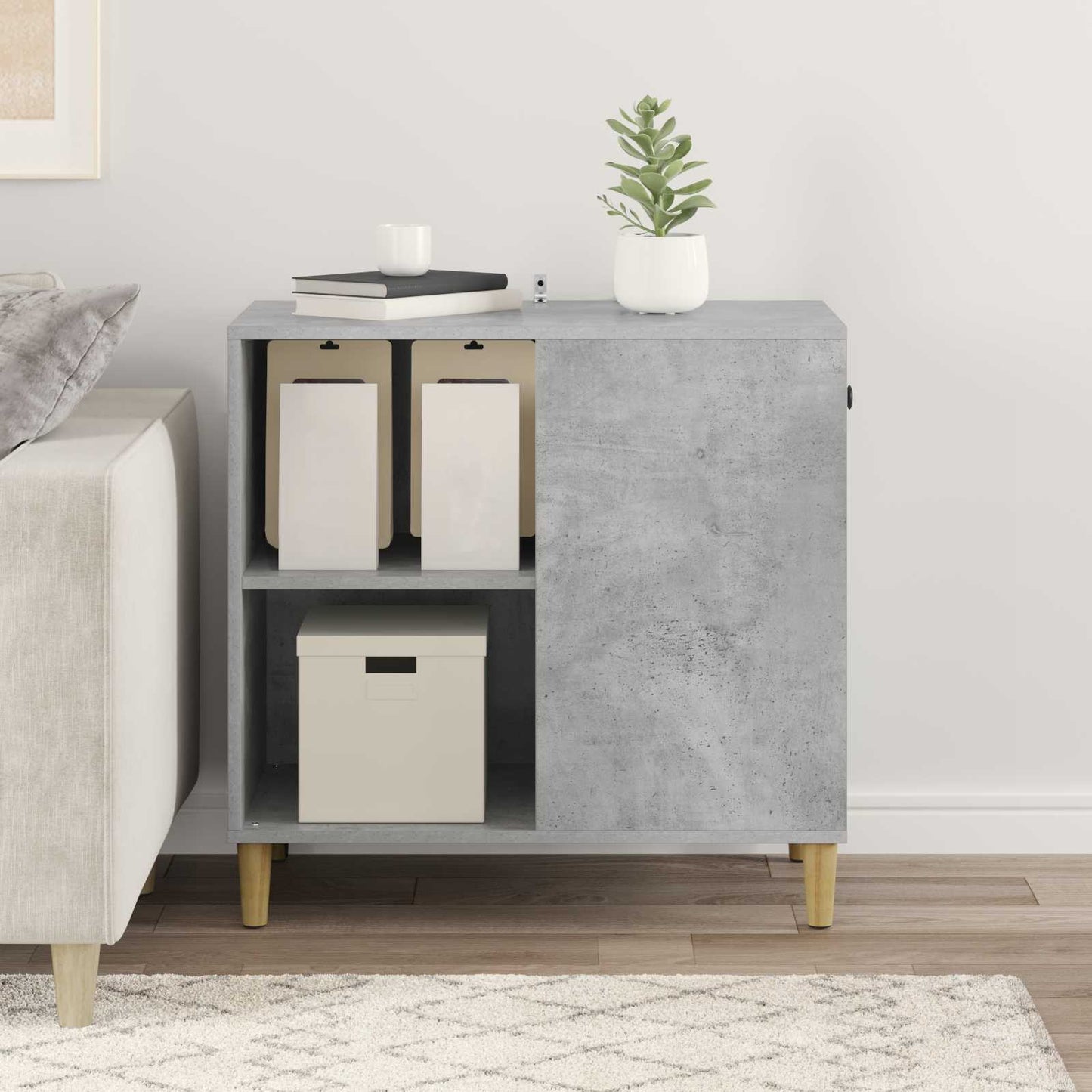 Katės namelis Betoninė 72 x 42.5 x 70 cm Apdirbta mediena