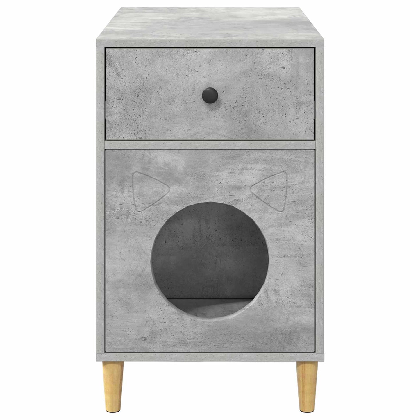 Katės namelis Betoninė 72 x 42.5 x 70 cm Apdirbta mediena