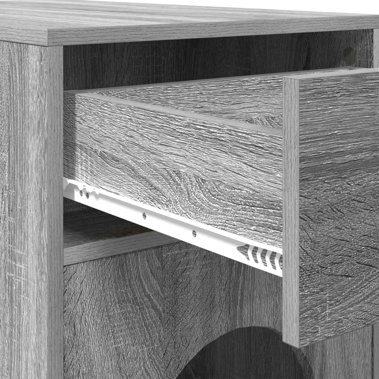 Katės namelis Pilkas Sonoma 72 x 42.5 x 70 cm Apdirbta mediena