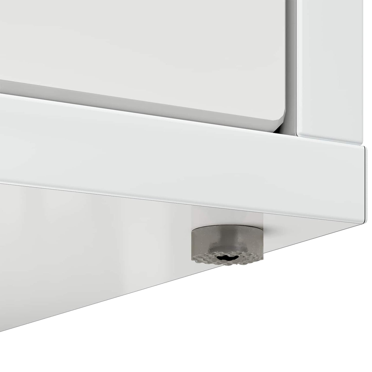 Katės namelis Blizgus baltas 42.5 x 40 x 52.5 cm