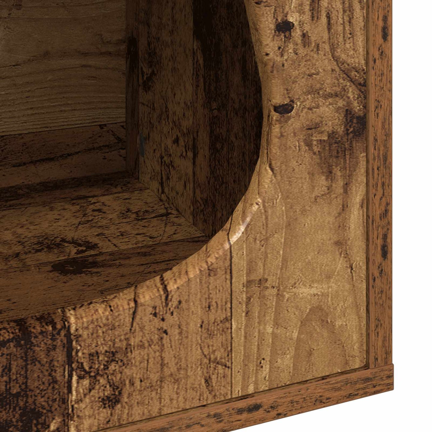 Katės namelis Senas medis 42.5 x 40 x 52.5 cm Apdirbta mediena