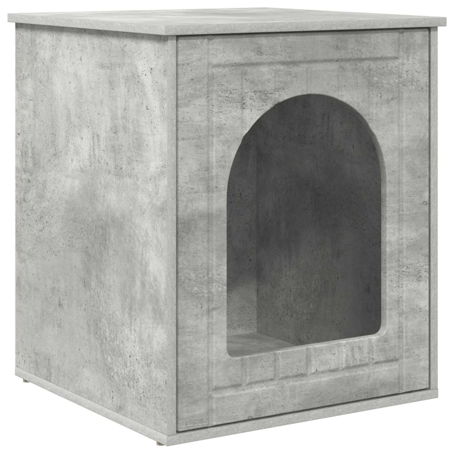 Katės namelis Betoninė 53 x 52 x 62 cm Apdirbta mediena