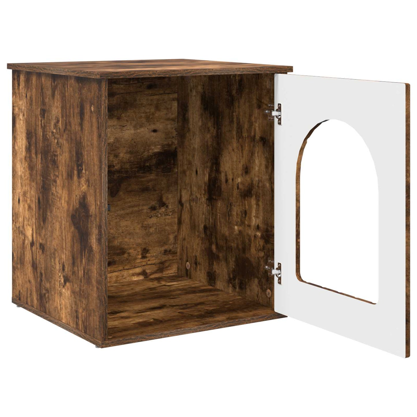 Katės namelis Rūkyta ąžuolas 53 x 52 x 62 cm Apdirbta mediena