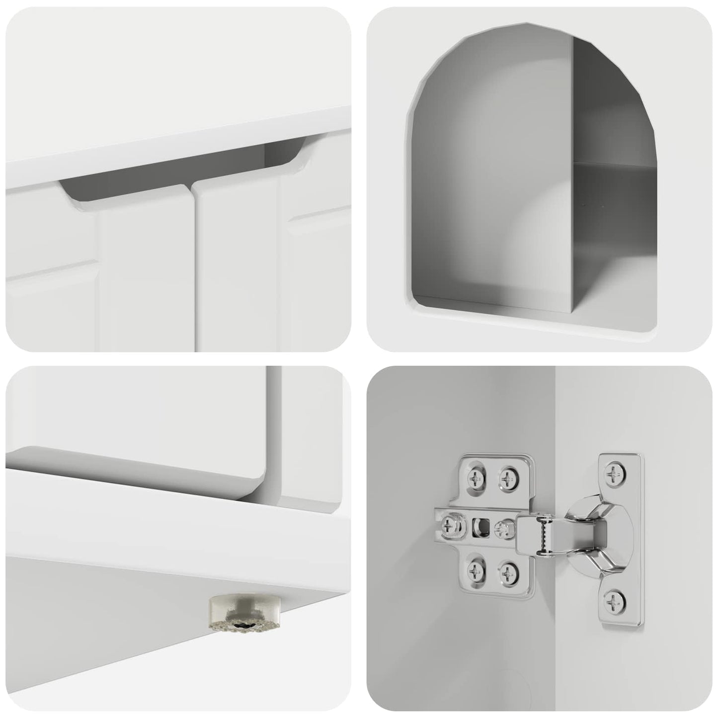 Katės namelis Balta 85 x 55 x 50 cm Apdirbta mediena