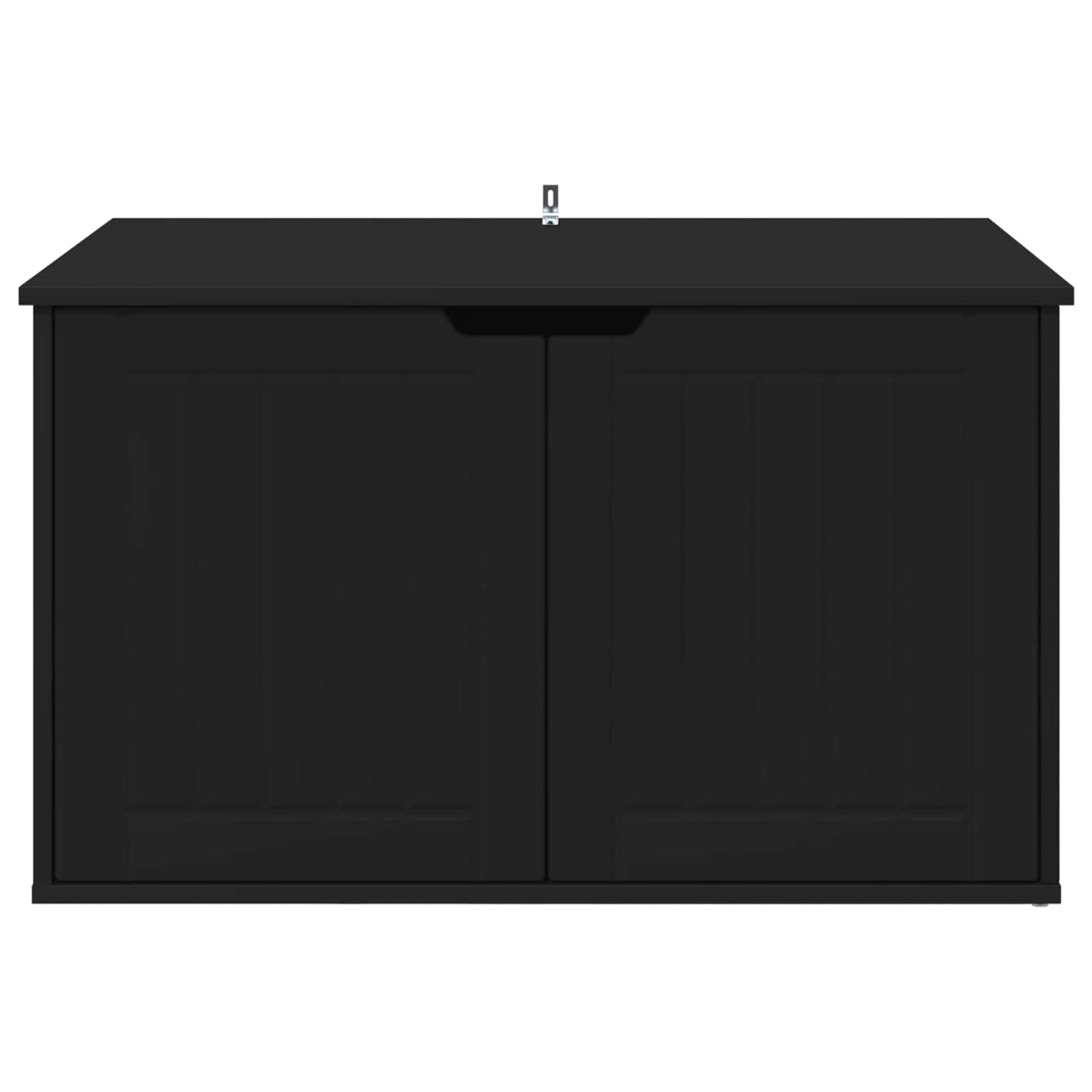 Katės namelis Juoda 85 x 55 x 53,5 cm Apdirbta mediena