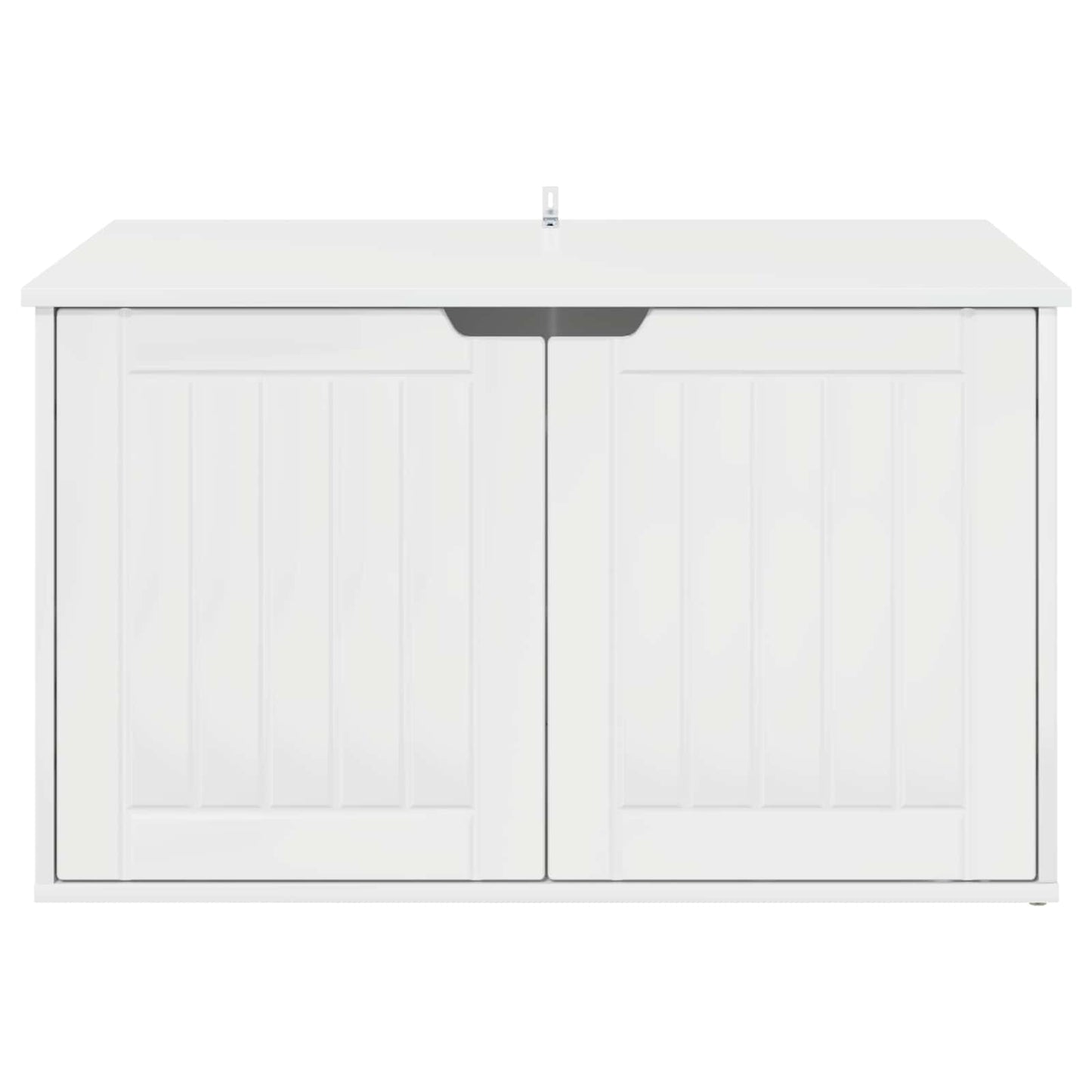 Katės namelis Blizgus baltas 85 x 55 x 53,5 cm Apdirbta mediena